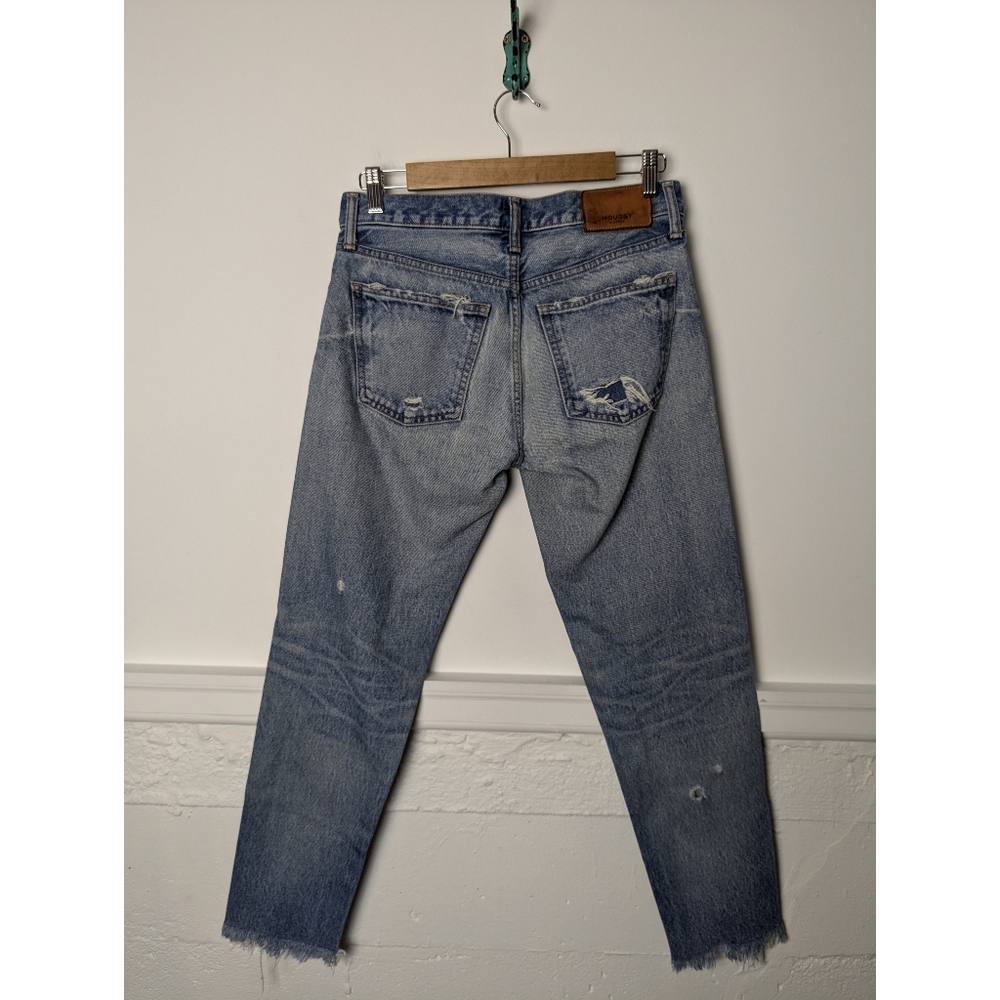 Moussy • Howa Distressed Buttonfly Jeans - Picture 4 of 10